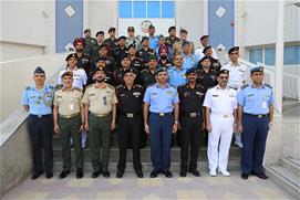وفد كلية إدارة الدفاع العالي لجمهورية الهند يزور كلية الدفاع الوطني