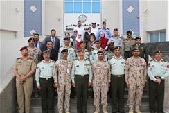 استقبال وفد كلية الدفاع الملكية الأردنية