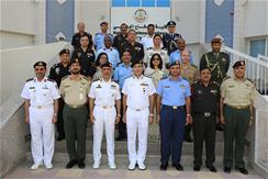 كلية الدفاع الوطني تستضيف وفد كلية الدفاع الوطني لجمهورية الهند