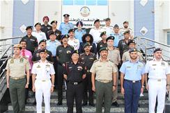 وفد كلية الدفاع القومي الهندية في زيارة تعارفية إلى كلية الدفاع الوطني