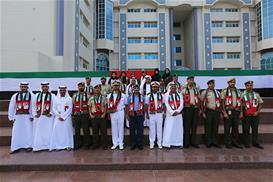 قائد كلية الدفاع الوطني يشهد احتفال كلية الدفاع الوطني بالعيد الوطني 43 للدولة