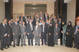 ضمن الجولة الدراسية بالأردن - محاضرة الدكتور عبدالسلام المجالي رئيس الوزراء الأردني الأسبق
