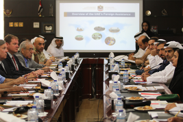 Sheikha Lubna Al Qasimi Receives a Delegation from the National Defense College