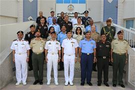 NDC Receives a Delegation from the National Defense College of the Republic of India 