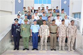 A Delegation of Military Attachés Visits the National Defense College