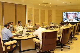 The National Defence College held a virtual introductory meeting with the IDU