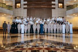 Abdullah bin Zayed receives National Defence College delegation