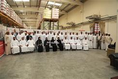 NDC Visits the Jebel Ali Free Zone and the UAE Red Crescent Warehouses