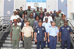 وفد كلية الدفاع الوطني لجمهورية نيجيريا يزور كلية الدفاع الوطني