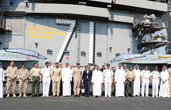 A Visit to Theodore Roosevelt Aircraft Carrier at Jebel Ali Port