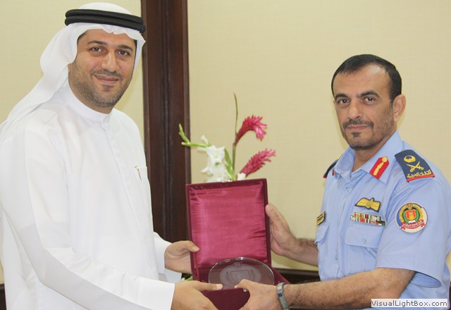 Dr. Salah  Al Haj, Deputy Chancellor  of the University of Sharja  for Community Affairs visits  the National Defense College