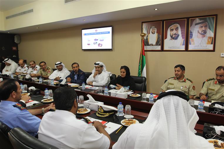 Sheikha Lubna Al Qasimi Receives a Delegation from National Defense College 