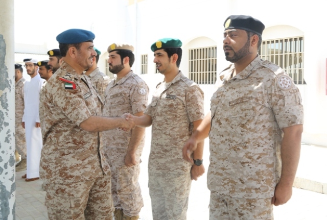 UAE Senior Officers Paid a Congratulatory Visit to Army Units on the Occasion of Eid Al Adha