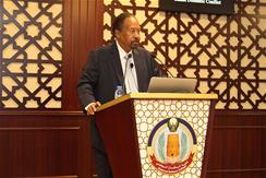 The National Defence College (NDC) hosts the former Prime Minister of Sudan