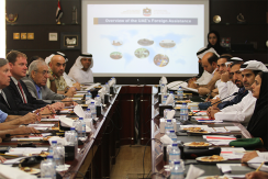 Sheikha Lubna Al Qasimi Receives a Delegation from National Defense College