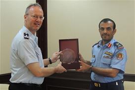 Colonel Hans Jürgen Laoure,  the Military Attaché  of the Federal Republic of Germany was received by Major General Staff Pilot  Rashad Mohammed Salim