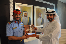 H.H Minister of Higher Education and Scientific Research receives National Defense College Commandant
