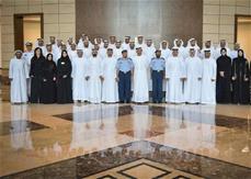 Abdullah bin Zayed receives a delegation from the National Defence College