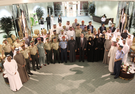 Sultan Al Mansouri Meets Commandant of the National Defense College and its Students